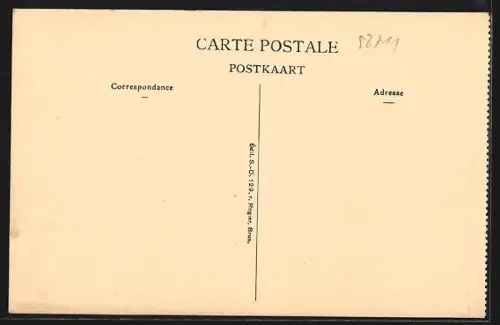 AK Ypres, Rue de Lille, Strassenpartie