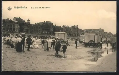 AK Middelkerke, De Dijk en het Strand