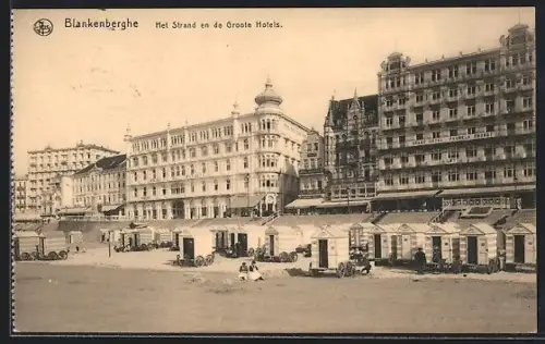 AK Blankenberghe, Het Strand en de Groote Hotels