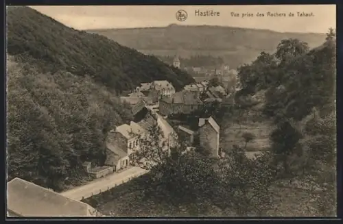 AK Hastière, Vue prise des Rochers de Tahaut