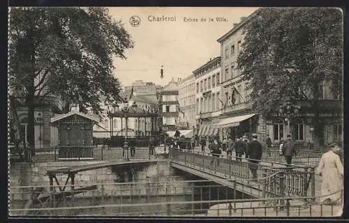 AK Charleroi, Entrée de la Ville