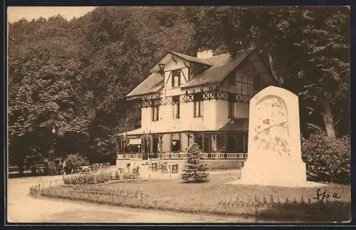 AK Spa, Monument en commémoration de la victoire des alliés