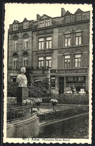 AK Arlon, Monument Reine Astrid