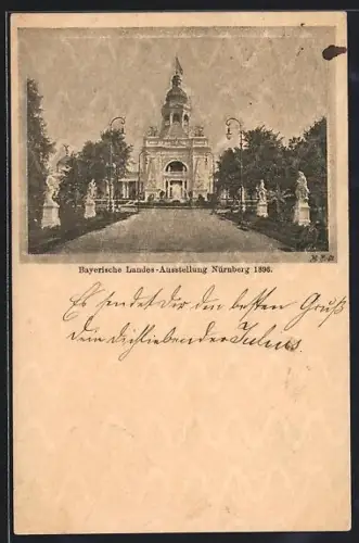 AK Nürnberg, Bayerische Landes-Ausstellung 1896