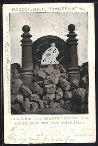 AK Düsseldorf, Industrie- und Gewerbe-Ausstellung 1902, Maschinenhalle