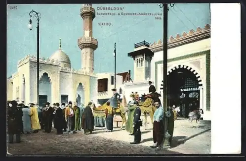 AK Düsseldorf, Industrie- und Gewerbe-Ausstellung 1902, Kairo