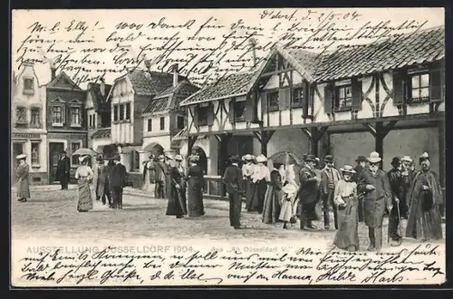 AK Düsseldorf, Ausstellung 1904, Als-Düsseldorf V