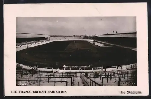 AK London, The Franco-British Exhibition, The Stadium