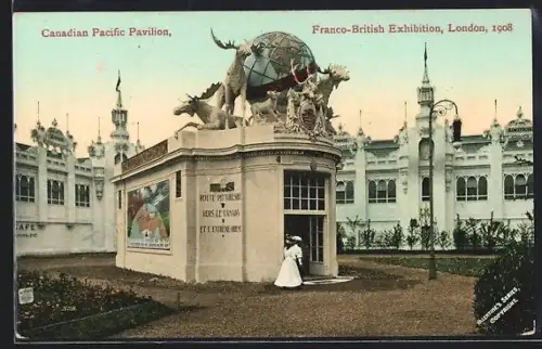 AK London, Franco-British Exhibtion 1908, Canadian Pacific Pavilion