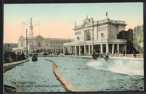 AK London, Earls Court Exhibition, The Chute Lake