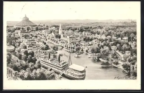 AK Wien, Österr.-Adria-Ausstellung 1913, Gesamtansicht