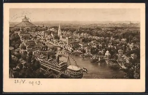 AK Wien, Österr. Adria-Ausstellung, Gesamtansicht