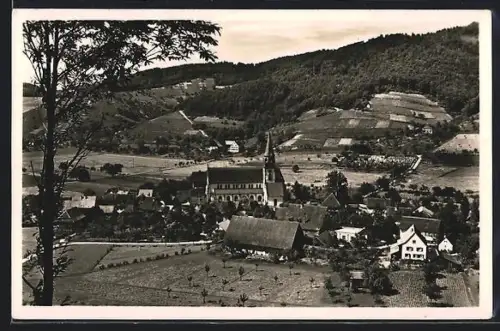 AK Glottertal im Schwarzwald, Ortspartie mit Kirche