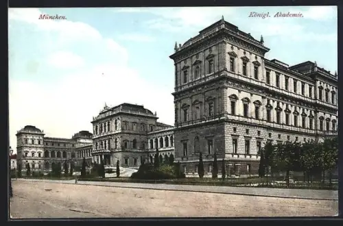 AK München, Königliche Akademie der Künste