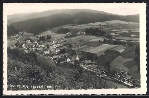 AK Vesser /Thür., Teilansicht mit Strassenpartie