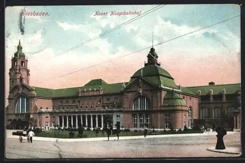 AK Wiesbaden, Neuer Hauptbahnhof