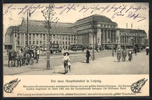 AK Leipzig, Hauptbahnhof