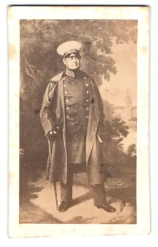 Fotografie unbekannter Fotograf und Ort, König Friedrich Wilhelm IV von Preussen in Uniform