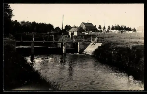 AK Putlitz, Flusspartie mit Brücke
