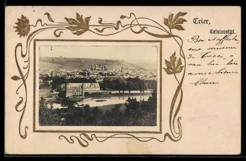 Passepartout-AK Trier, Totalansicht