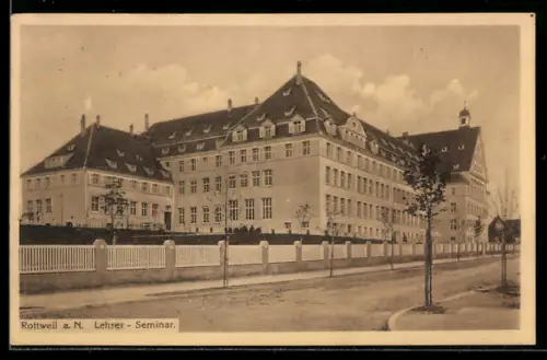 AK Rottweil a. N., Partie am Lehrer-Seminar