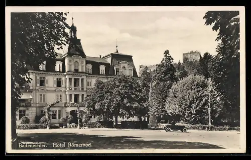 AK Badenweiler, Hotel Römerbad