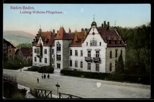 AK Baden-Baden, Blick auf Ludwig-Wilhelm-Pflegehaus