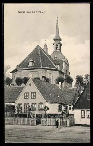 AK Kappeln, Blick zur Kirche