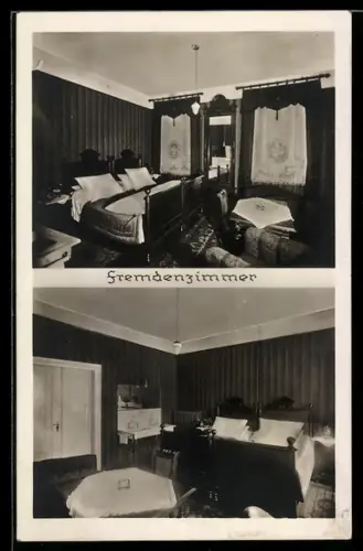 AK Meerane, Härtels Hotel, Fremdenzimmer