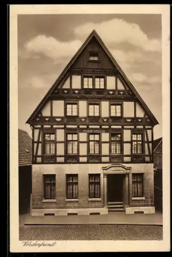 AK Lüdinghausen i. Westf., Canisianum, Konvikt der Höheren Landwirtschaftsschule, Vorderfront