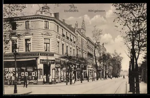 AK Duisburg, Geschäftshäuser in der Königstrasse