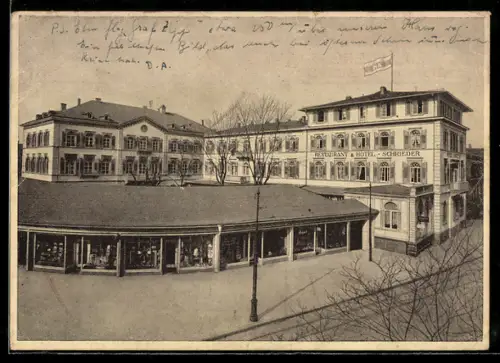 AK Heidelberg, Hotel-Restaurant Schrieder, Bes. G. Schwaderer