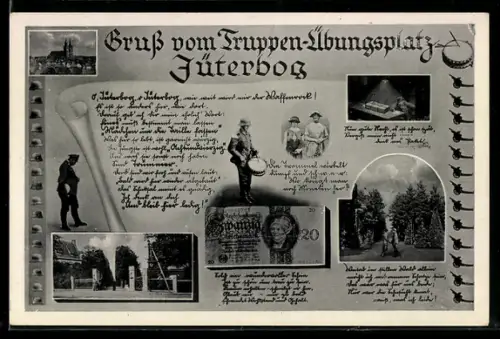 AK Jüterbog, Truppenübungsplatz, zwanzig Reichsmark