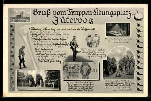 AK Jüterbog, Truppenübungsplatz, zwanzig Reichsmark