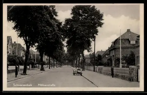 AK Schwarzenbek, Partie in der Mölnerstrasse
