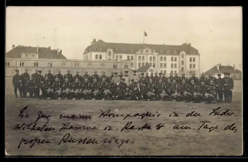 AK Rastatt, Soldaten in der Kaserne