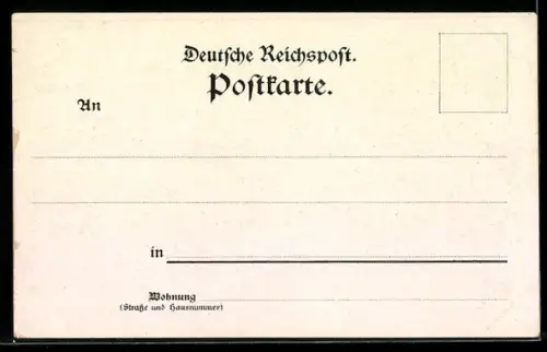 Lithographie Wiesbaden, Gasthaus Ratskeller, Innenansichten