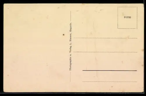 AK Kappeln, Cafe Matthiesen, Innenansicht
