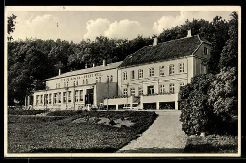 AK Kappeln /Schlei, Strand-Hotel Frau E. Basse