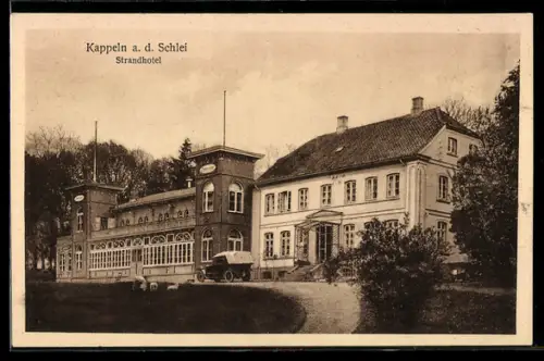 AK Kappeln a. d. Schlei, Strand-Hotel mit Anlagen