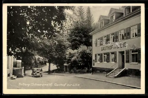 AK Triberg /Schwarzwald, Gasthof zur Lilie