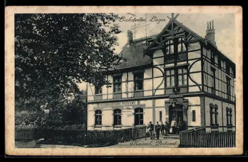 AK Lockstedt, Kaiserliches Postamt und Lagergebäude