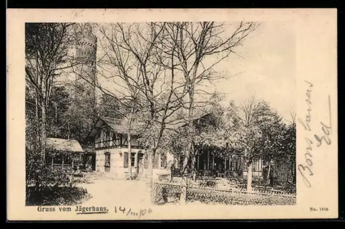 AK Stuttgart, Gaststätte Jägerhaus, Aussichtsturm