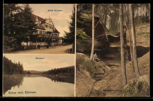 AK Ebnisee, Hotel Ebnisee, Ebnisee, Geldmacherklinge