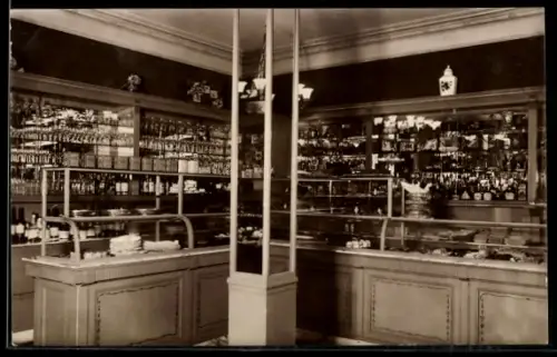 AK Erfurt, Konditorei und Kaffee Horst Kohl, Filiale 1, Innenansicht