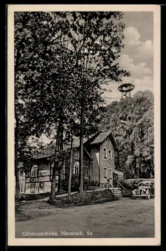 AK Neustadt /Sa., Gasthof Götzingerhöhe, Martin Mühlhans