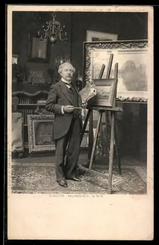 AK Maler David Murray bei der Arbeit an der Staffelei