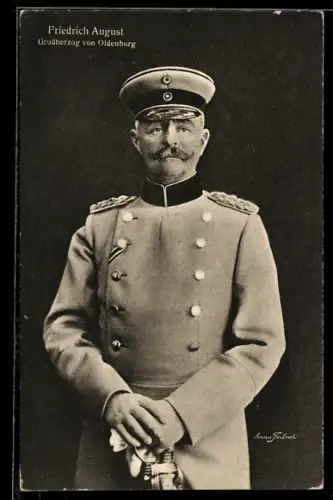 AK Friedrich August Grossherzog von Oldenburg in Uniform