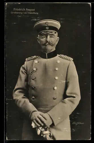 AK Friedrich August, Grossherzog von Oldenburg in Uniform