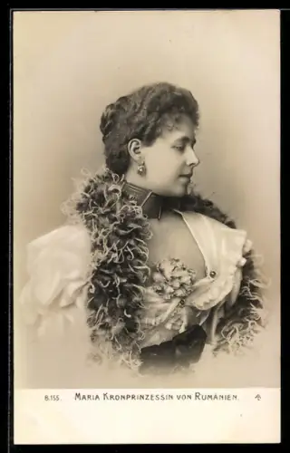 AK Porträt Kronprinzessin Maria von Rumänien